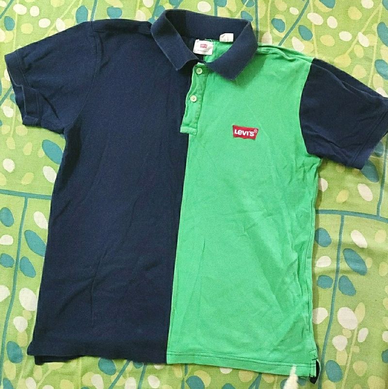 Two Coloured Collered T Shirt