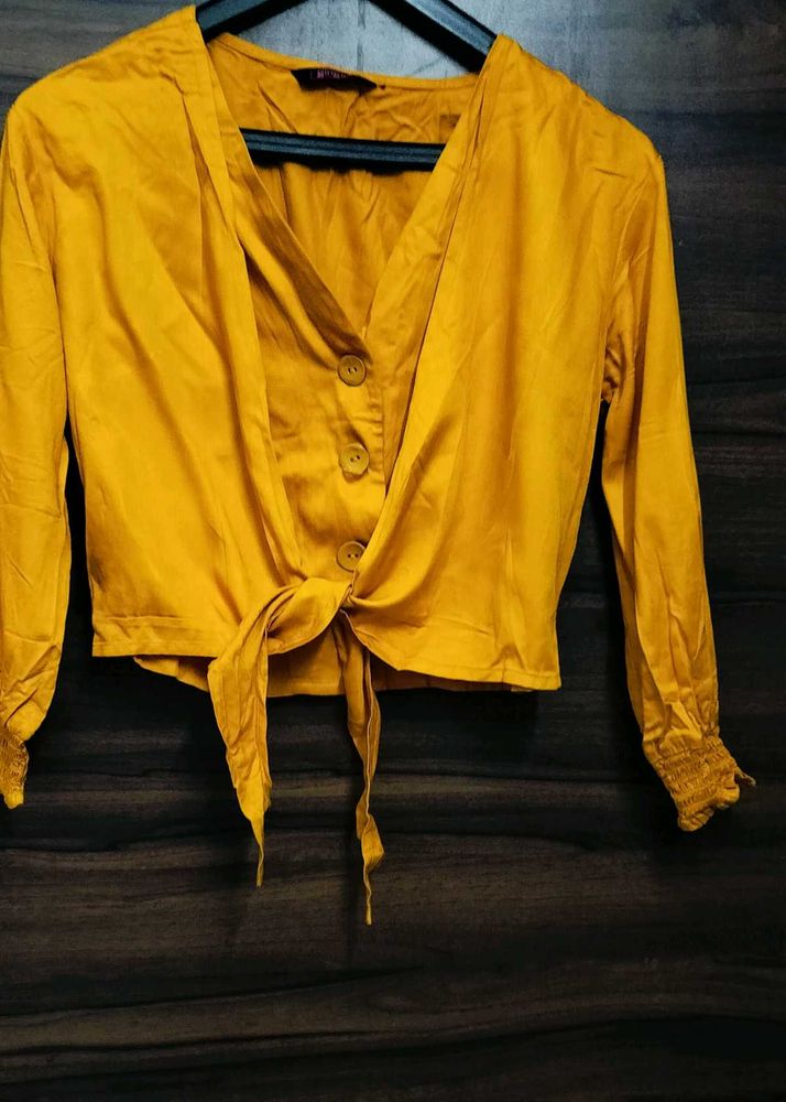 Yellow Mustard Colour Top
