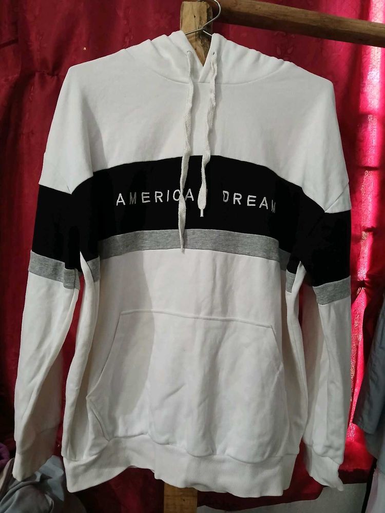 Black And White Hoodie
