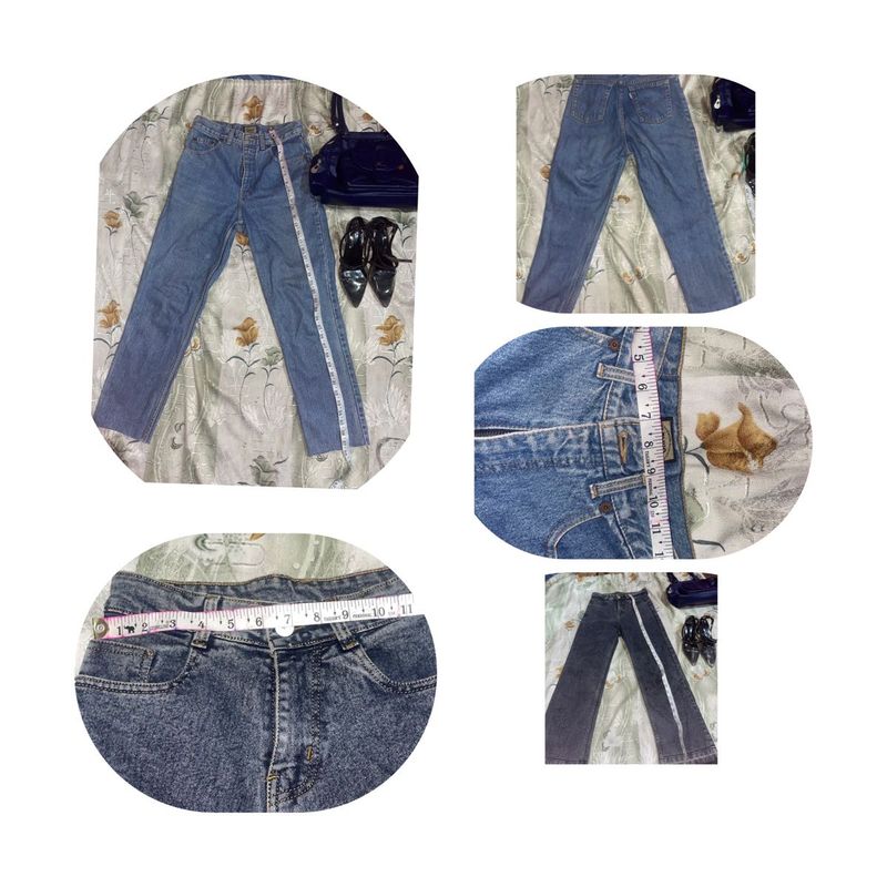 Combo Blue Levi’s jeans  And Grey Mom Jean