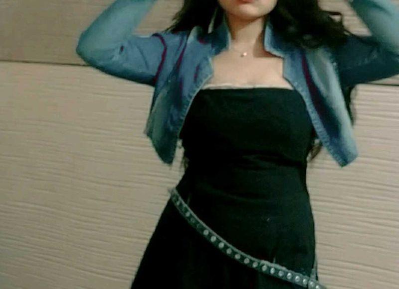 Mini Black Tube Skirt
