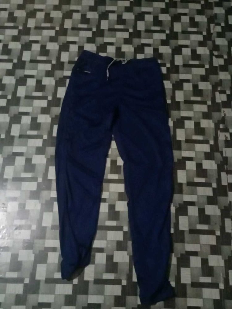 Navy Blue Track Pants