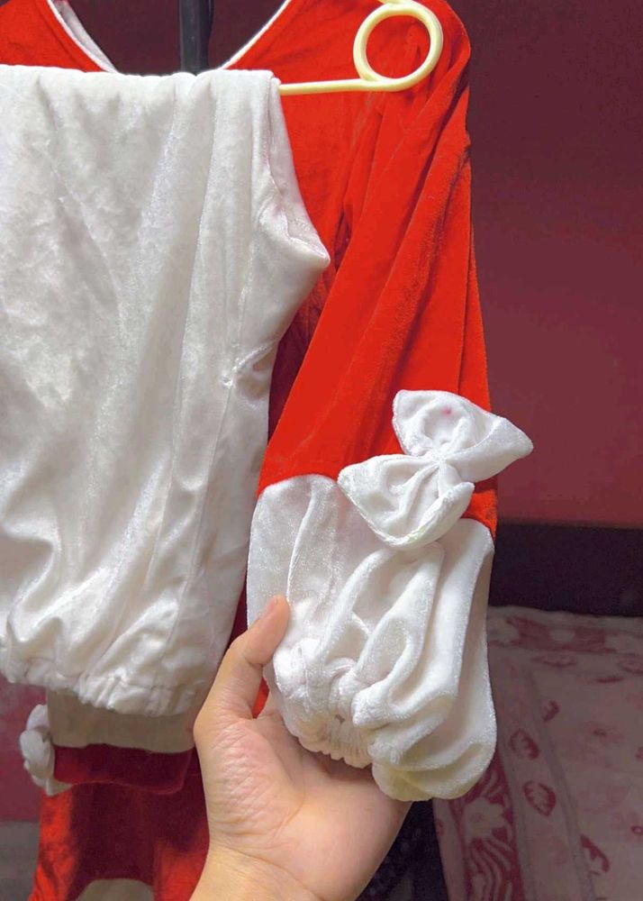 Krishmarsh Day Unique Outfit Red And White 🤍❤️