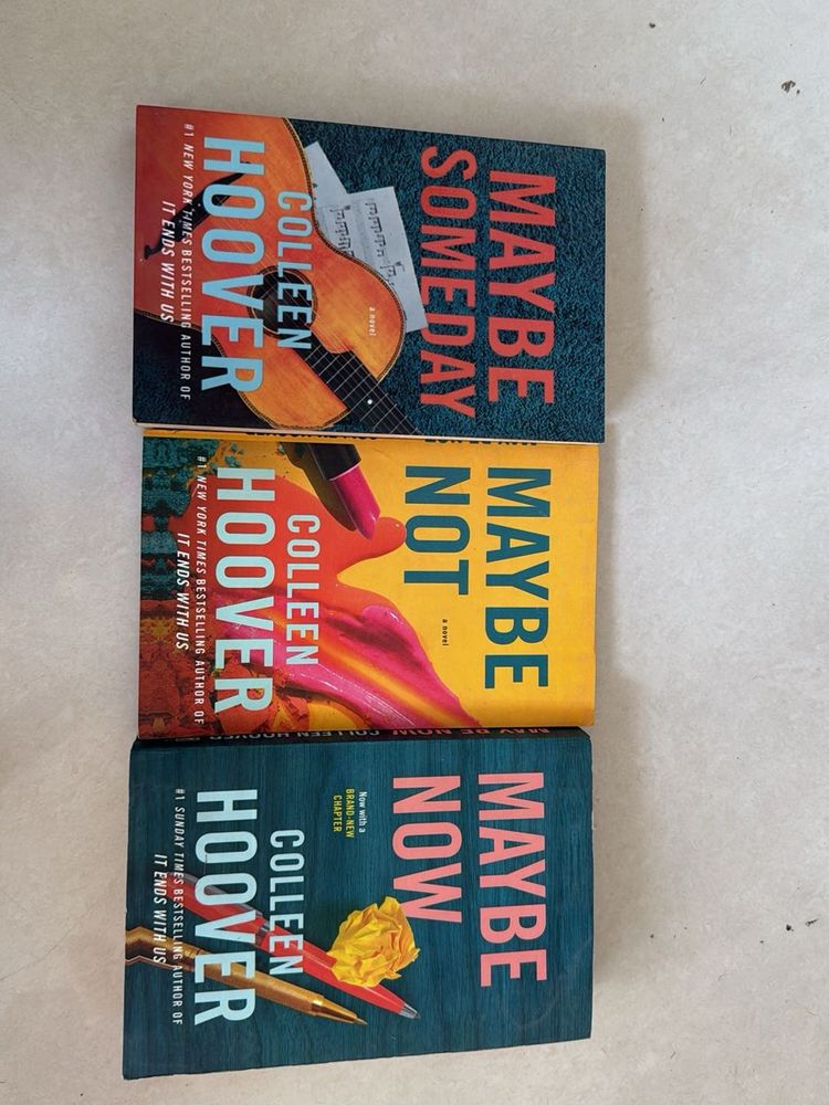 Colleen Hoover 'Maybe' Series Set