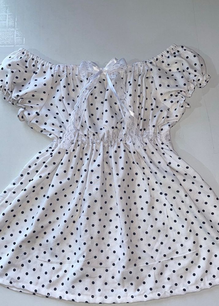 Polka Dot Babydoll Top🌸✨