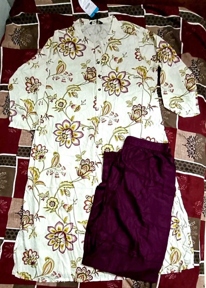 Floral Kurta Set