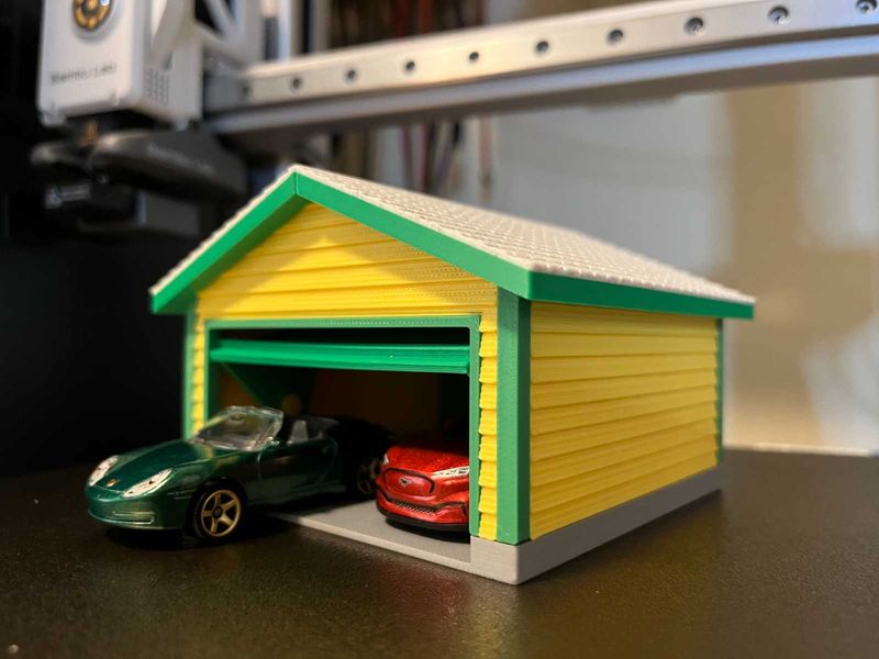 Miniature Garage Diorama for 1/64 hotwheels