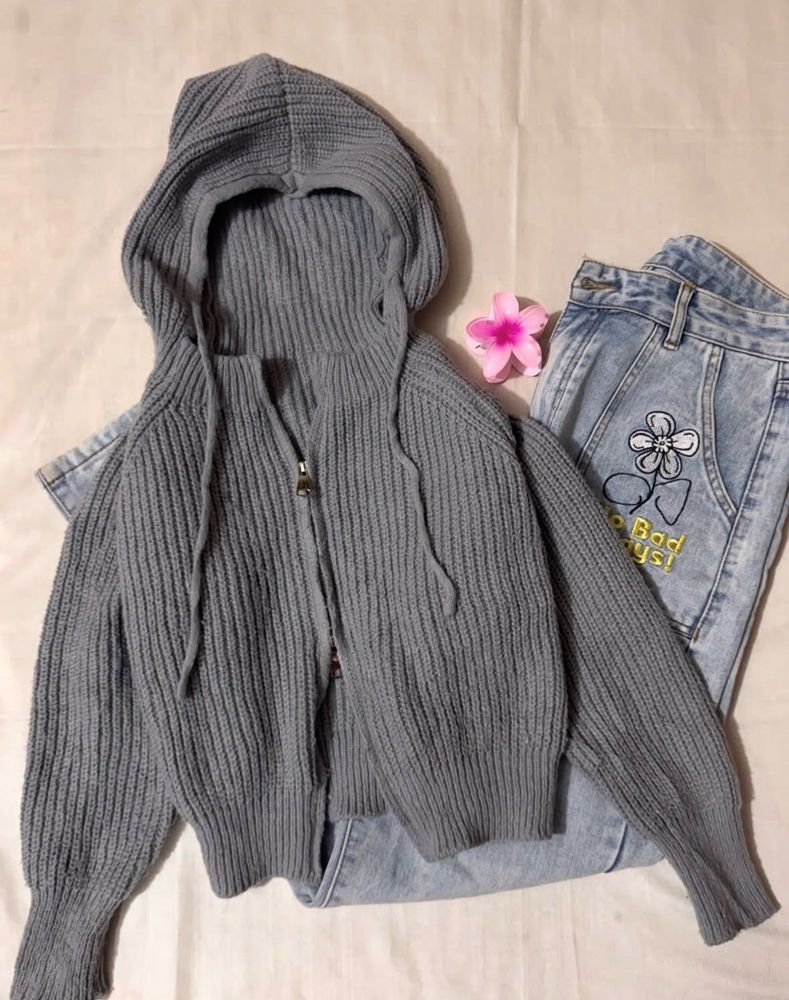 zipper with double chain