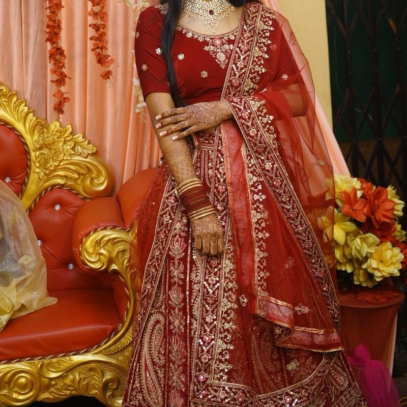 Bridesmaid Lehenga ( Free Size)