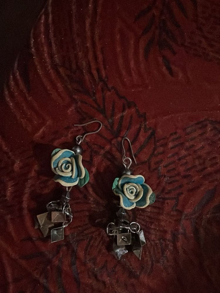 Rose Flower Earrings