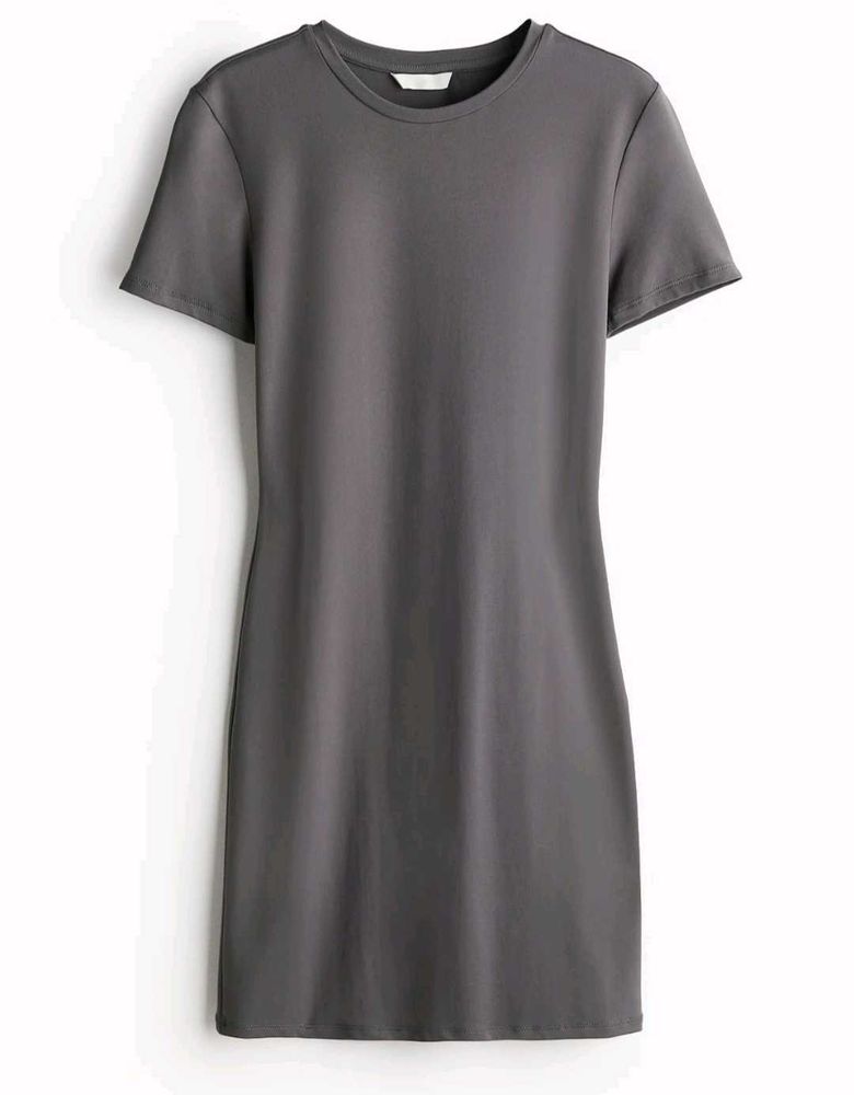 H&amp;M t shirt dress with soft microfibre