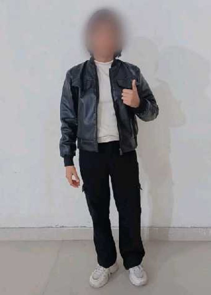 Stylish Black Leather Jacket