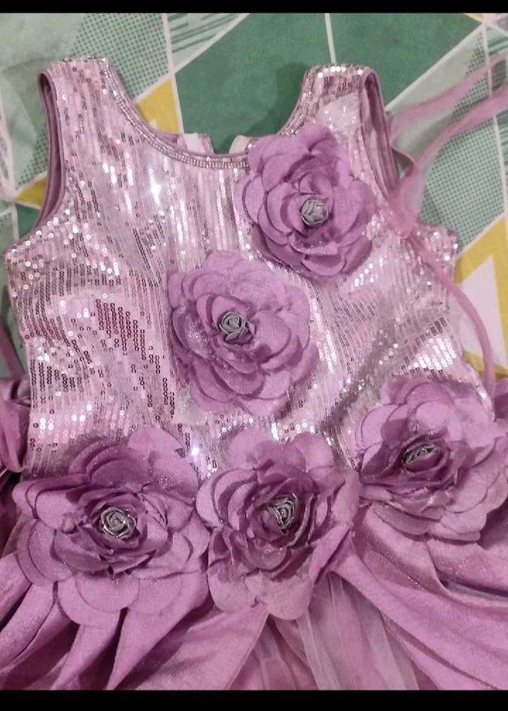 Sparkly Flower Girl Dress