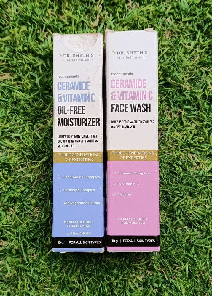 Dr. Sheths Ceramide Face Wash &amp; Moisturizer