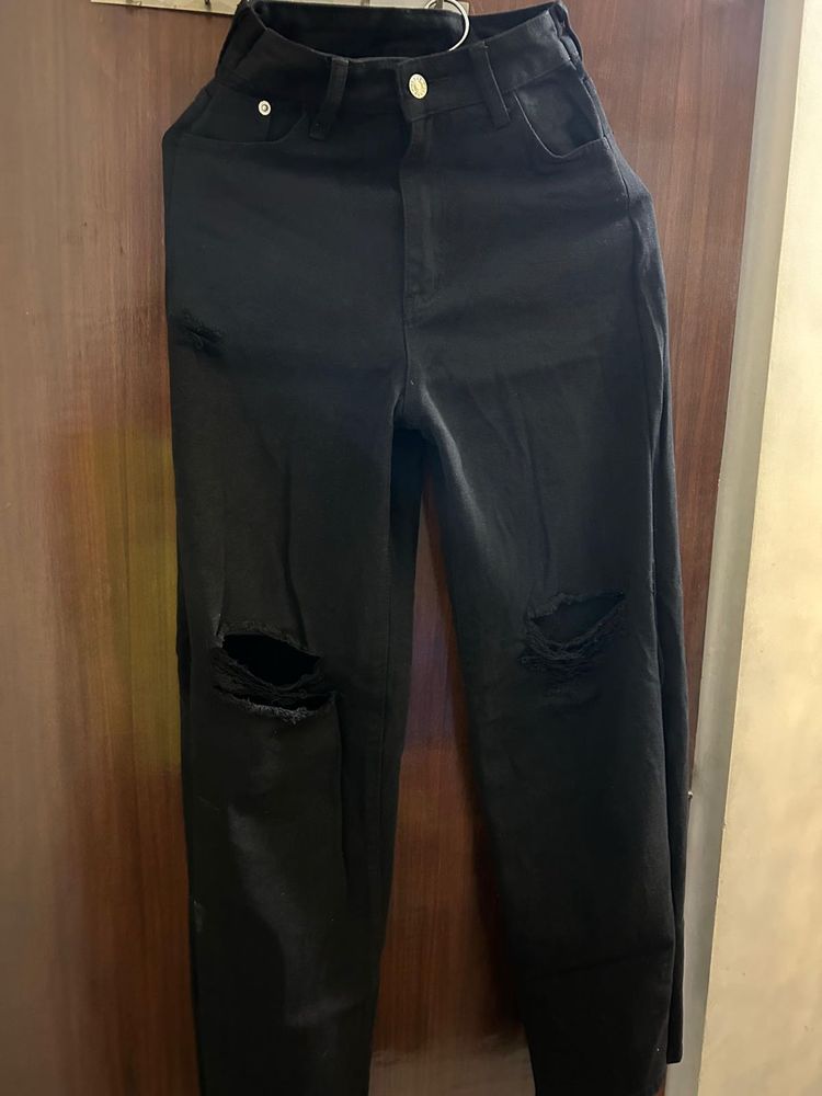Ripped Black Jeans