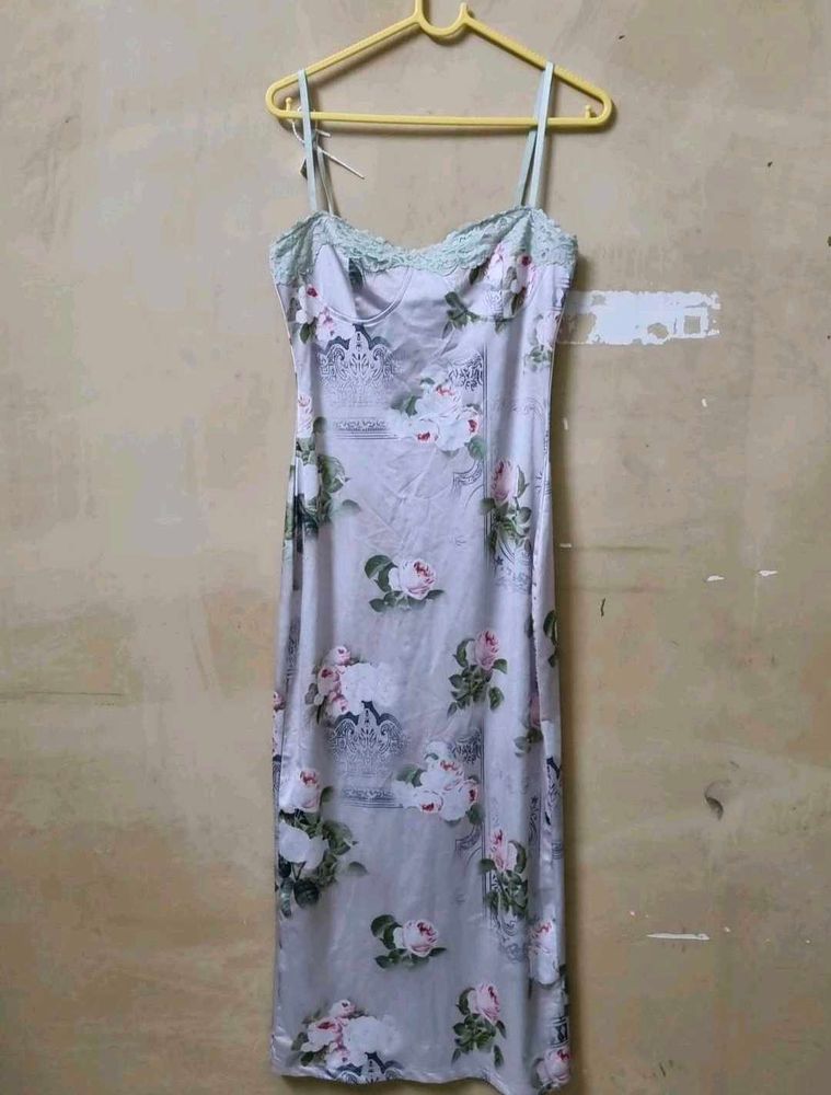Floral Midi Bodycon Dress