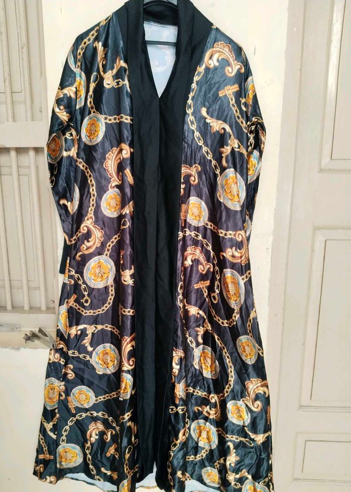 Vintage Kimono Chain Print Abaya Imported Quality