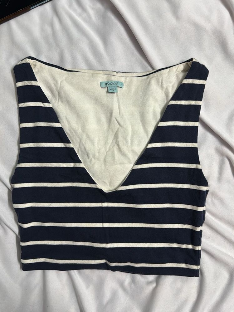 Striped Crop Top