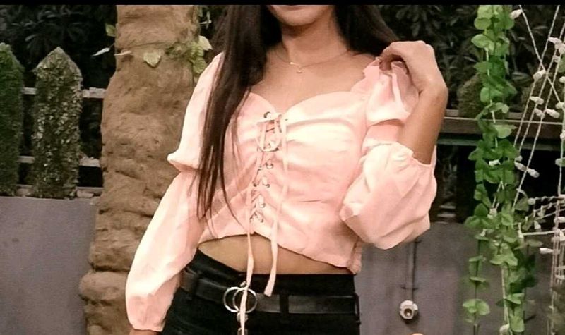 Peach Crop Top 🪷