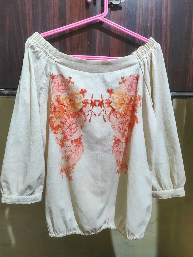 Floral Off-Shoulder Top