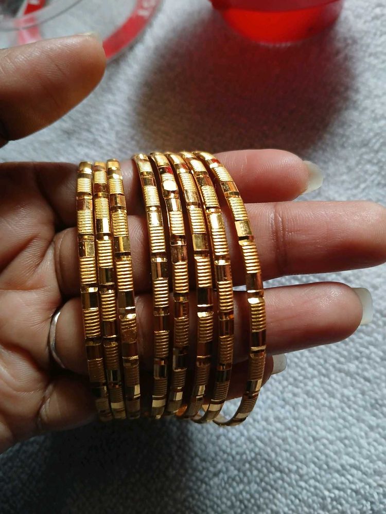 New Golden Bangle Set