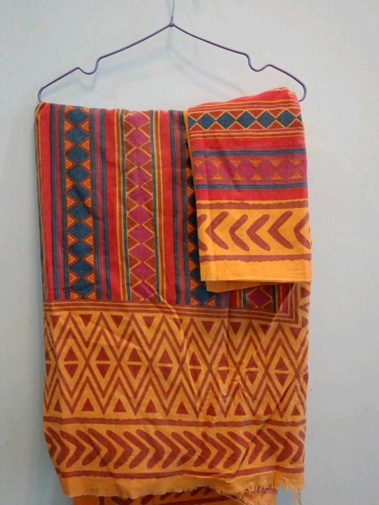 Single Jaipuri Bedsheet With One Pillow Cover
