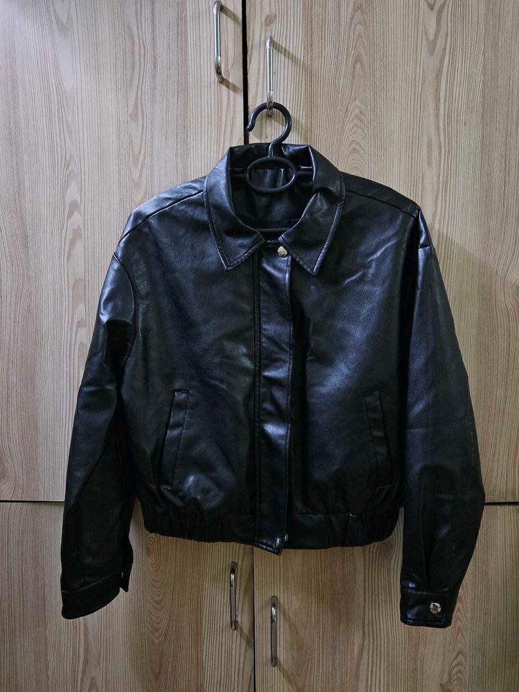 Savana Faux Leather Jacket