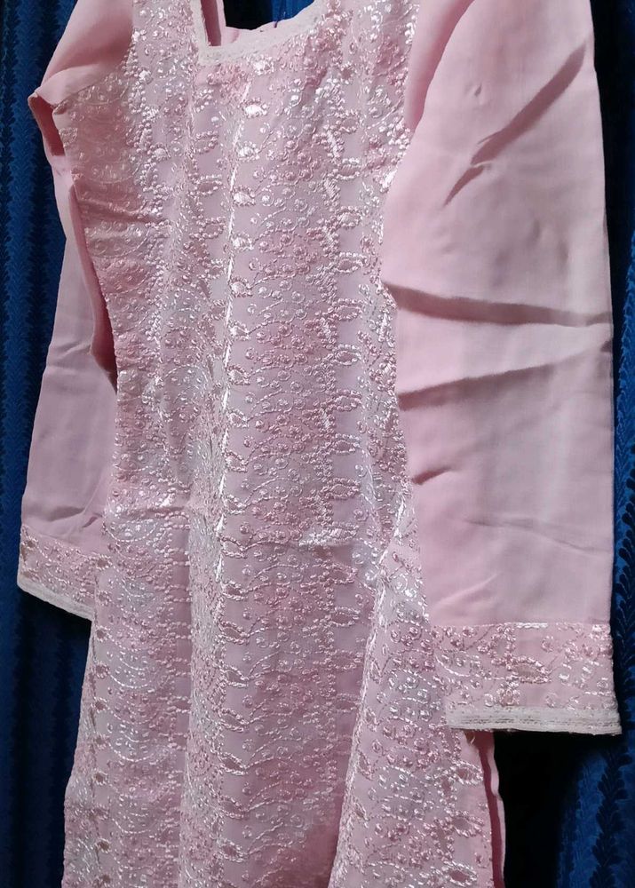 Elegant Pink Kurta Set