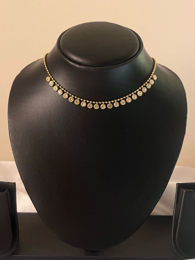 Multistone Necklace Anti-tarnish
