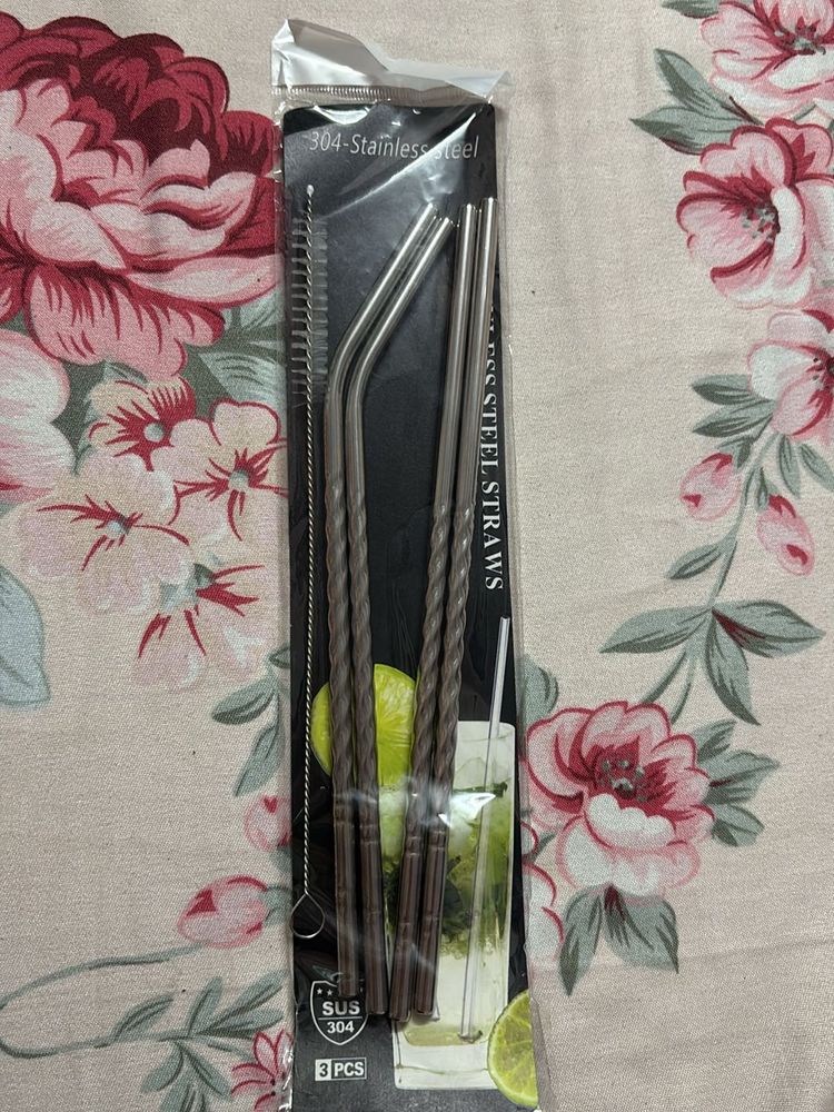 stainless steel straw