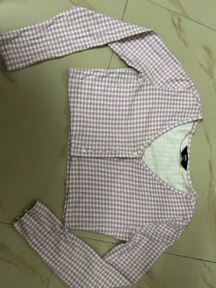 Crop Top With Buttons