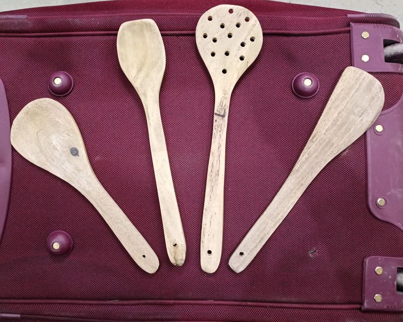 Wooden Serving Spoon Set Of 6