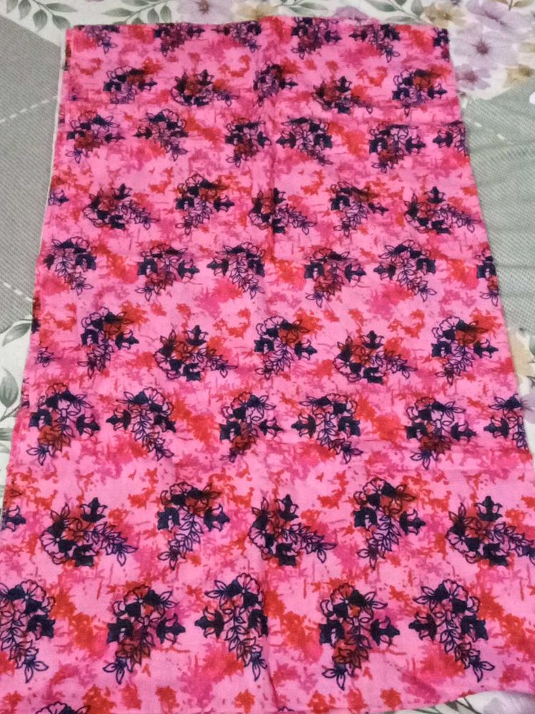 Beautiful Floral Printed Cotton 2 Meter Cloth