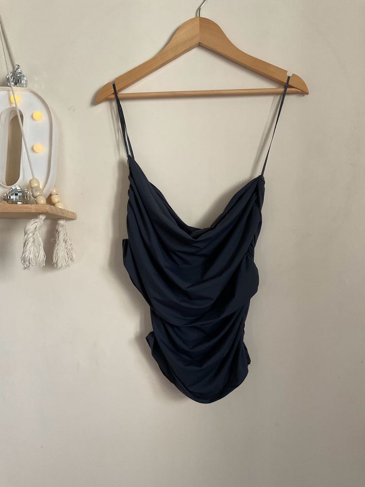 STUNNING BLUE ZARA TOP!🦕