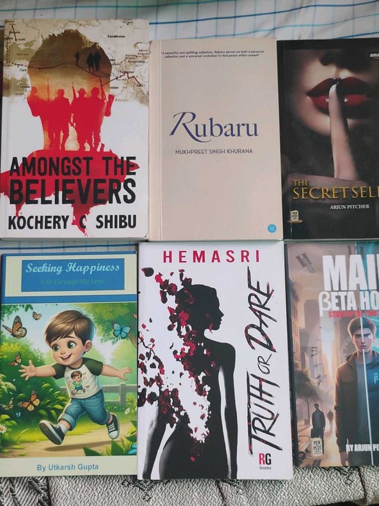 Fiction Book bundle set of 6