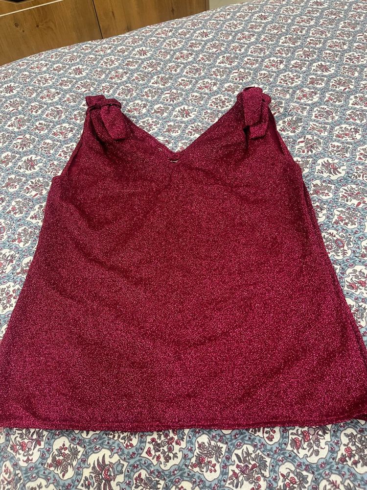 Sparkly Red Top