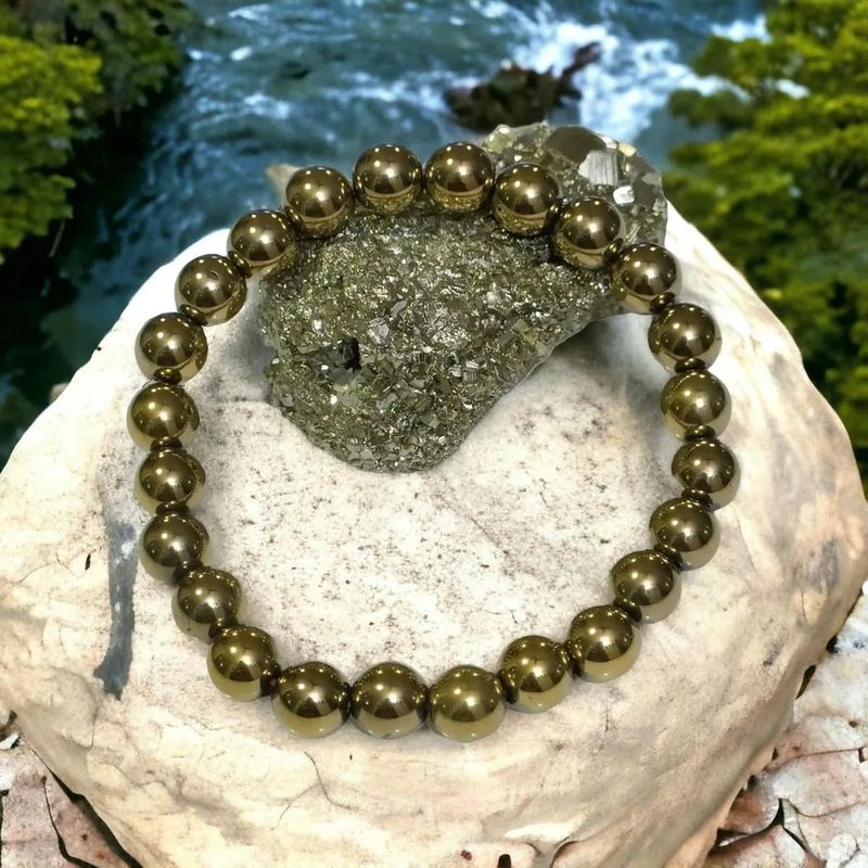 Raw Pyrite Bracelet (Money Magnet)