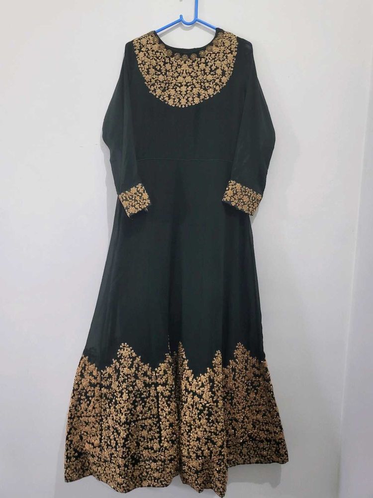 Dark Green Gown