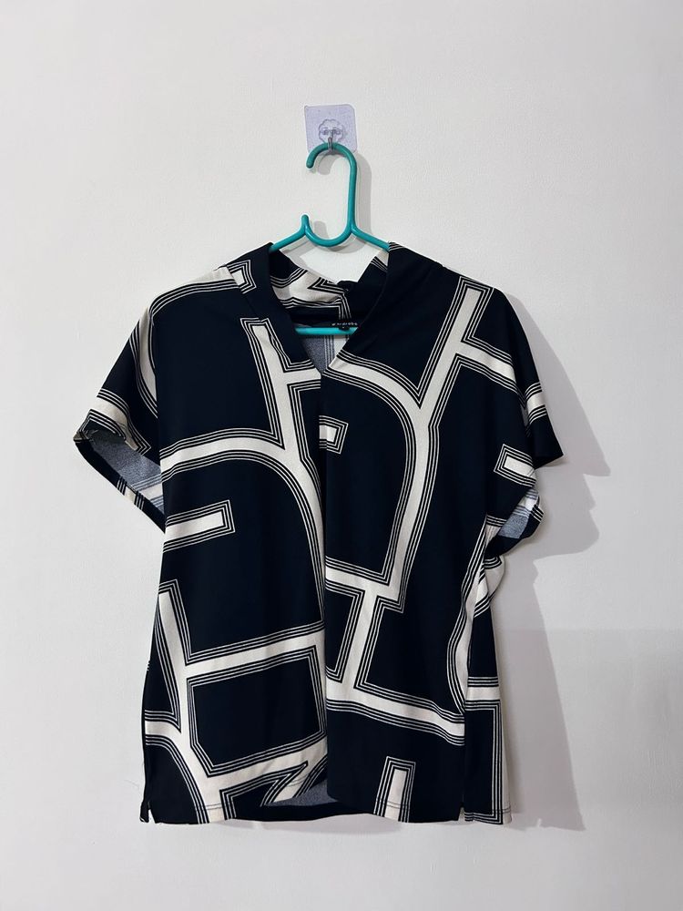 Geometric Print Top from westside