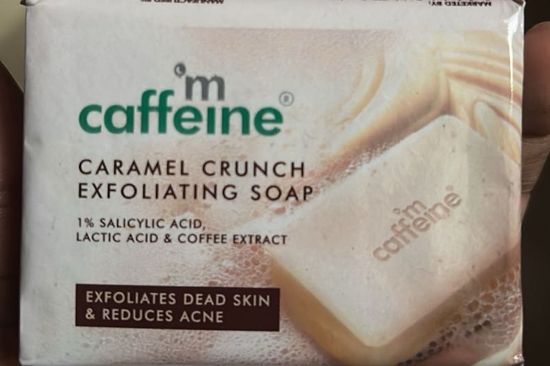 mCaffeine Caramel Crunch Exfoliating Soap