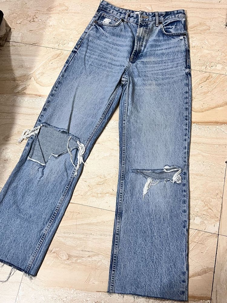 Zara Ripped Jeans