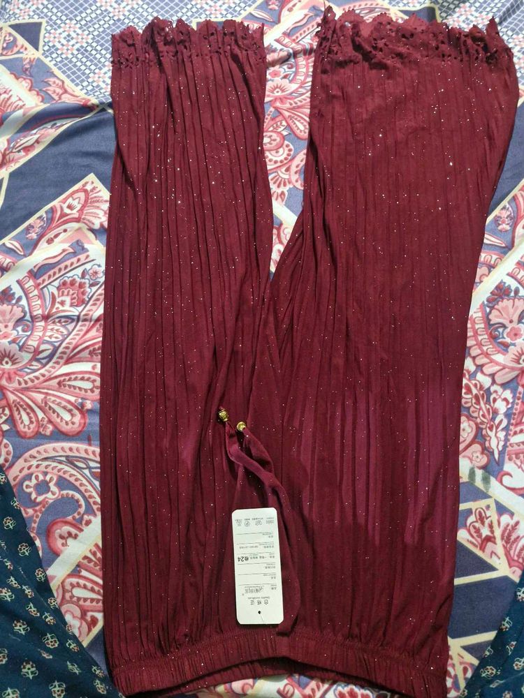 Burgundy Sparkle palzo