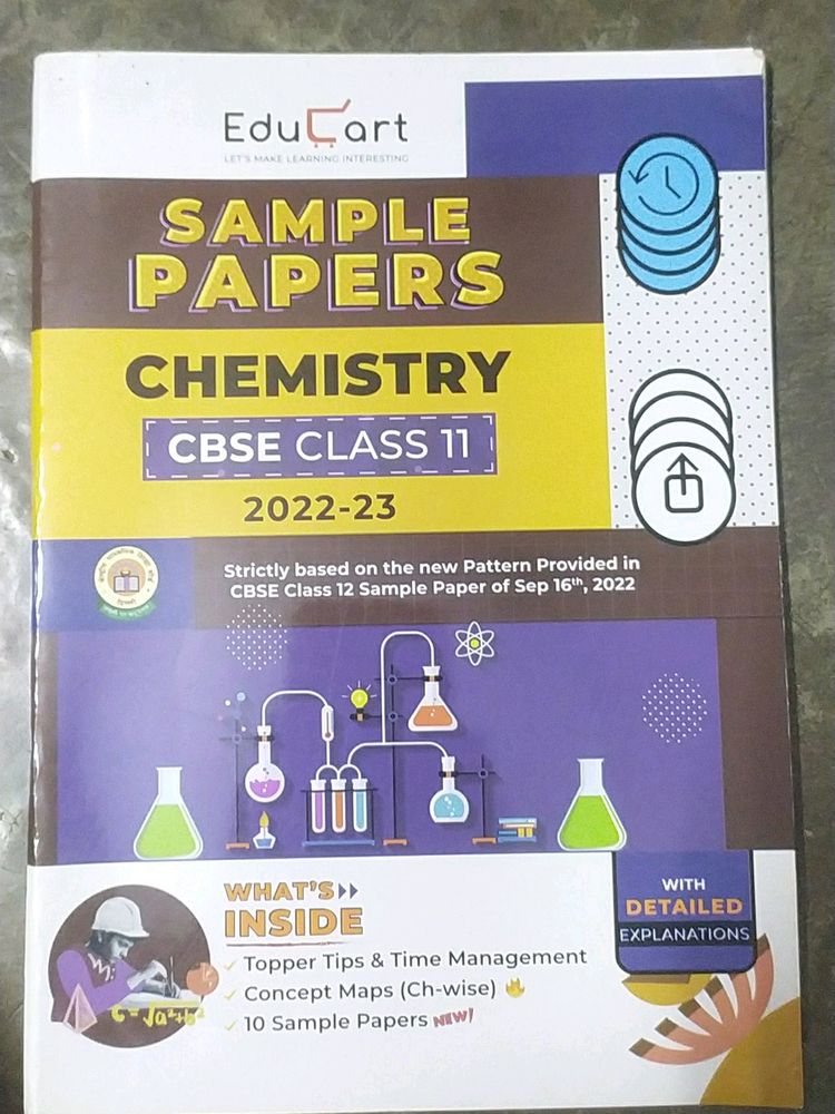 EDUCART Sample Papers CHEMISTRY For Class 11 CBSE