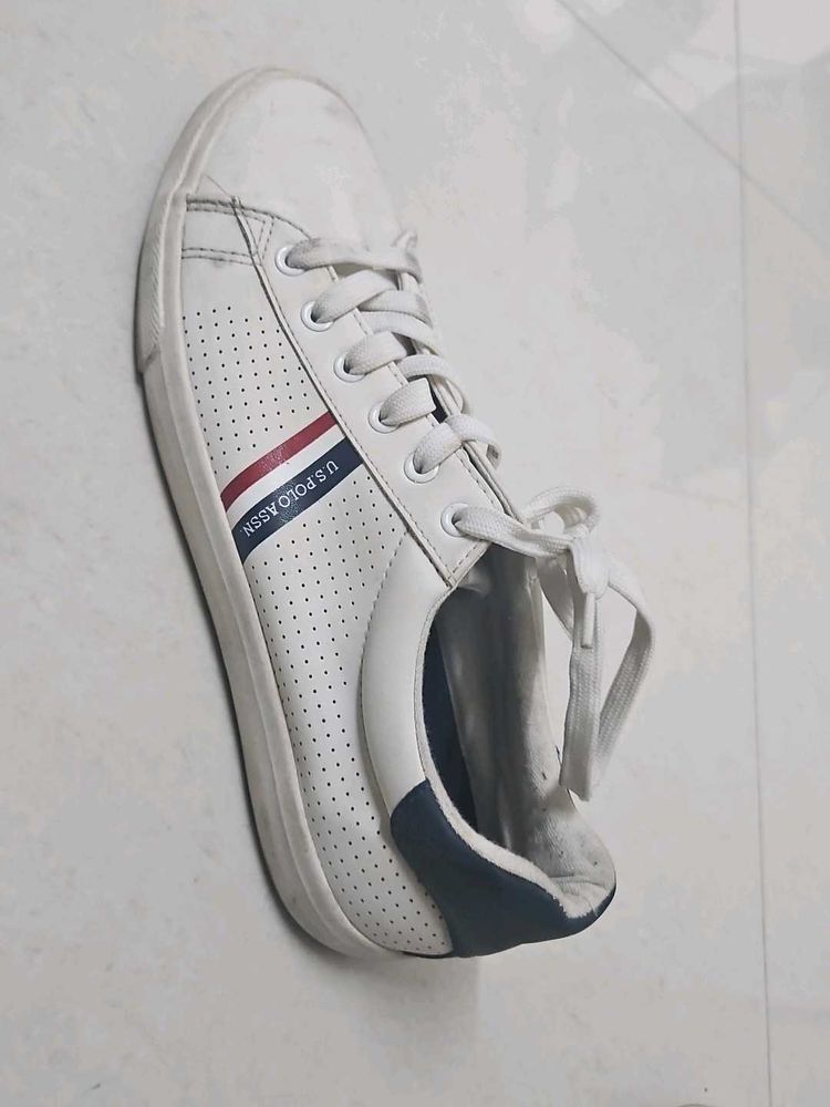 U.S. Polo Assn. White Sneakers
