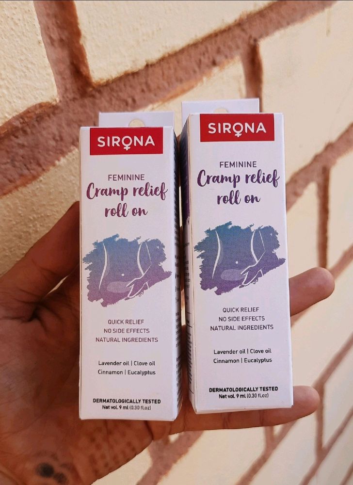 2 Sirona Cramps Relief Roll On