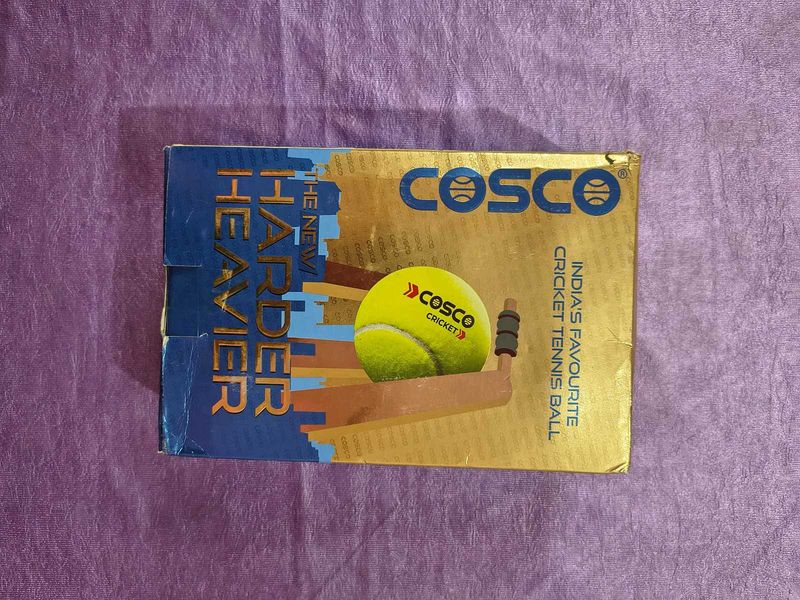 Cosco Cricket Tennis Ball (Pack of 6)”