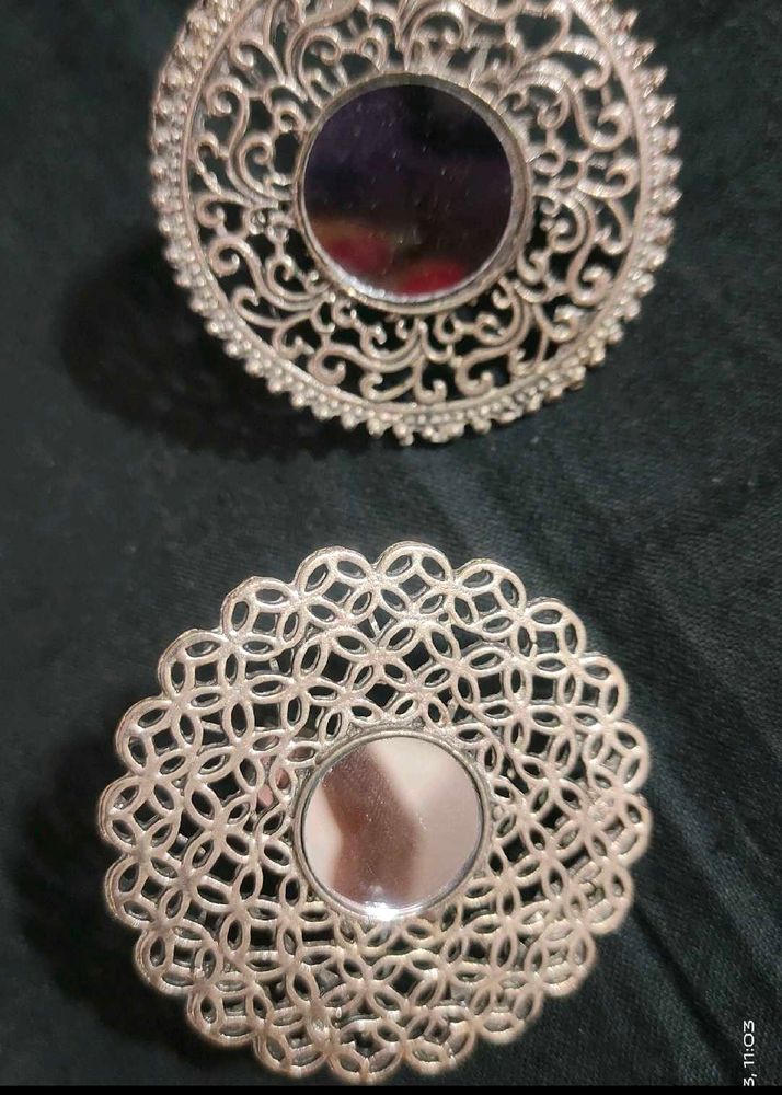 Oxidize Mirror Ring