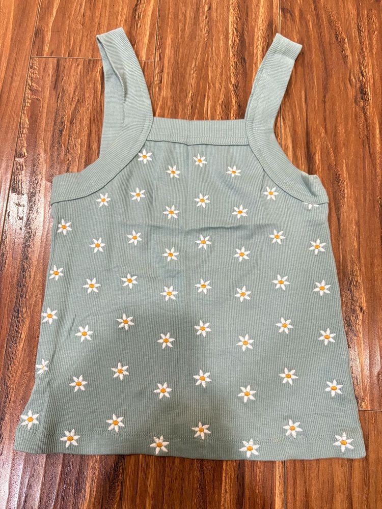 westside Daisy Print Tank Top