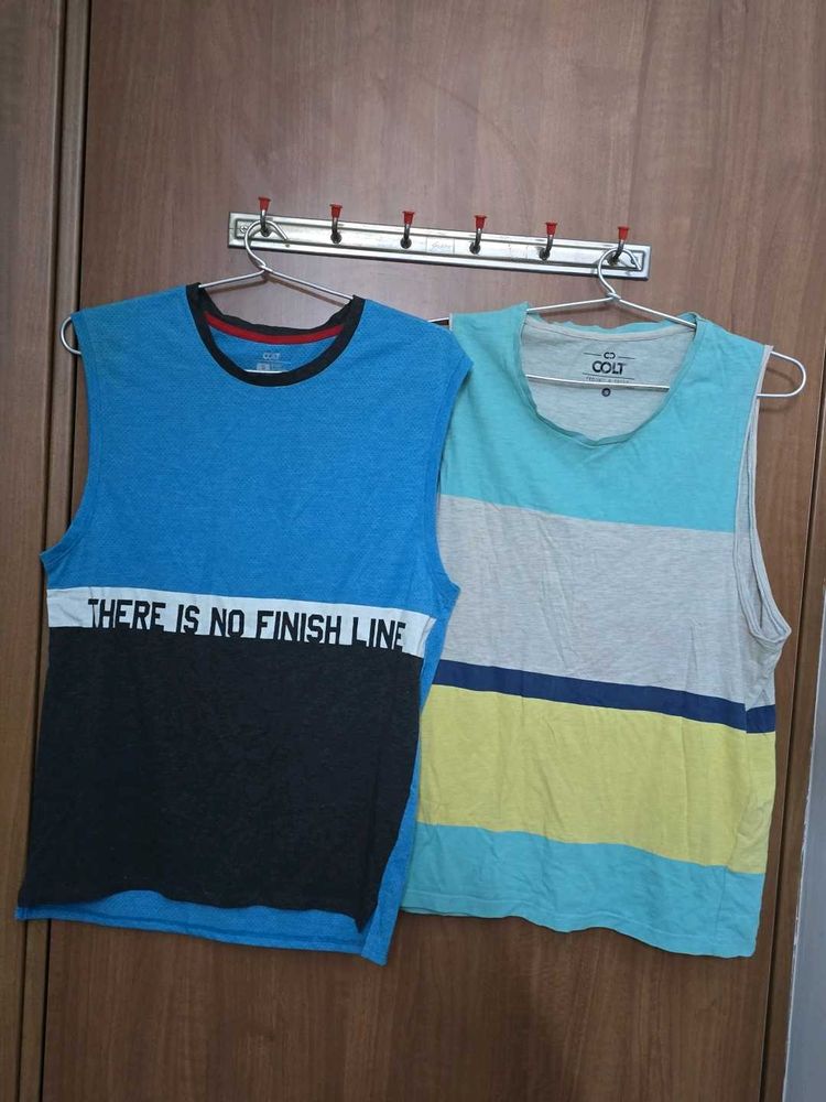 COLT Men Sleeveless T-Shirt Bundle Size-S