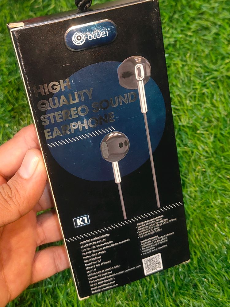 Bluei K1 High Quality Stereo Sound Earphone